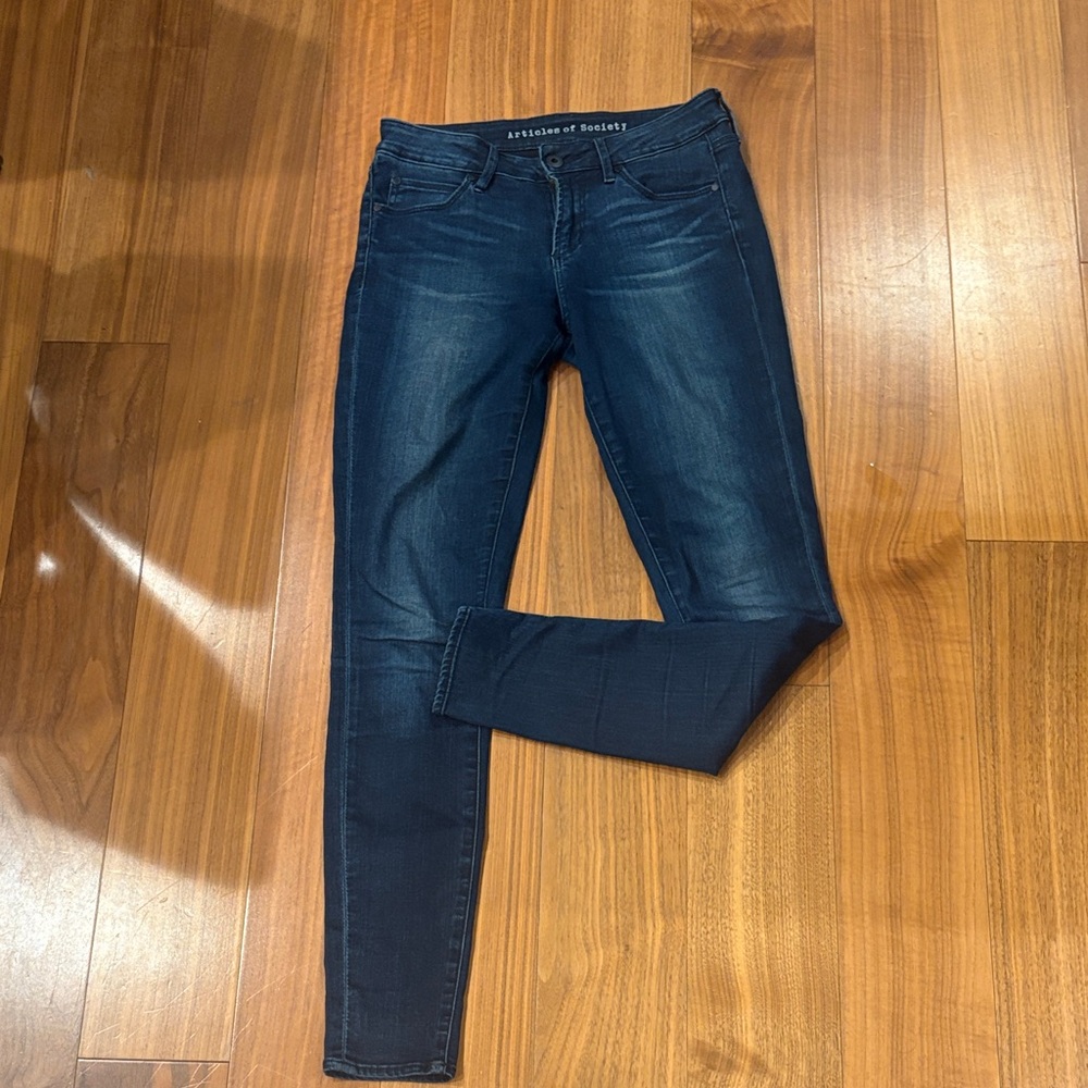 Articles Of Society Dark Blue Skinny Jeans size 25